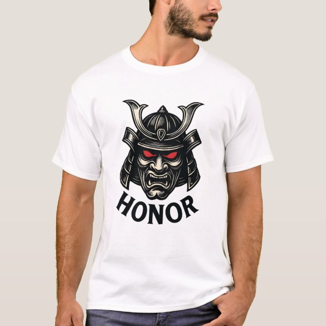Samurai Courage and Honor T-Shirt (Vorderseite)