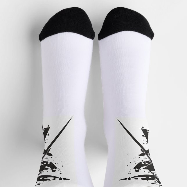Samurai Crew Socks - Japanische Kriegerkunst mit K Socken (Oben)