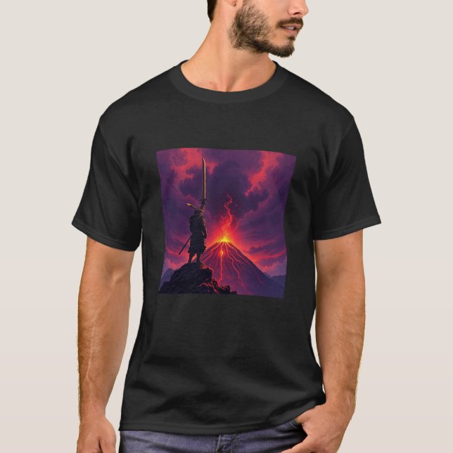 Samurái del volcán  T-Shirt (Vorderseite)