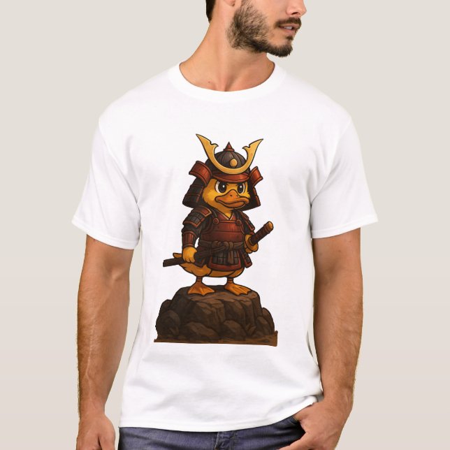 Samurai Duck Warrior T-Shirt (Vorderseite)