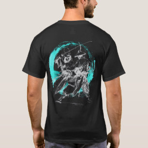 Samurai Duell 3 Dunkelblau T-Shirt