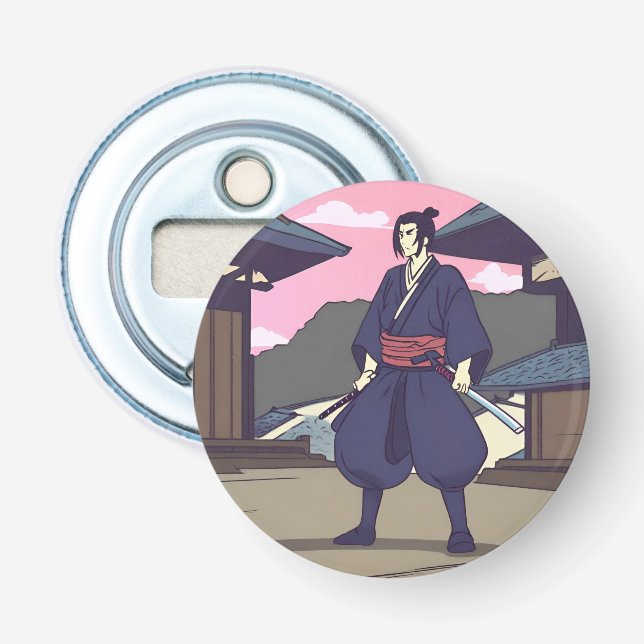 Samurai Flaschenöffner (Vorderseite)
