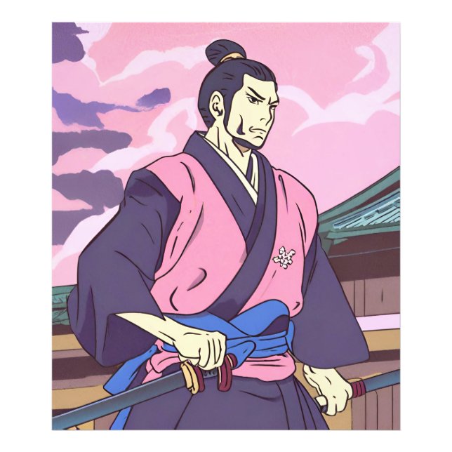 Samurai Fotodruck (Vorne)