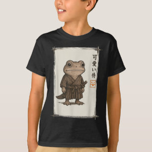 Samurai Frog Japanisch Art Anime Funny Men Women K T-Shirt