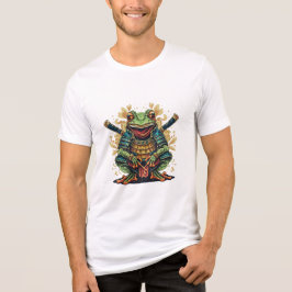 Samurai frog warrior Bella+Canvas Tri-blend T-Shir Shirt