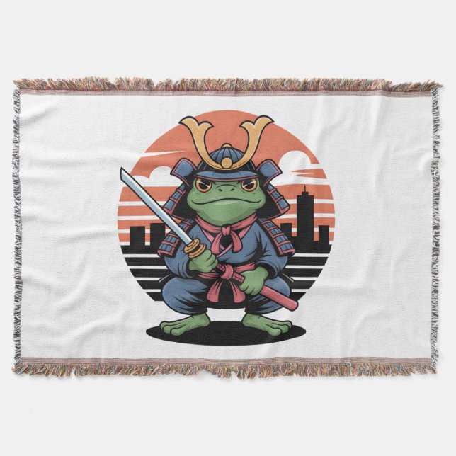 Samurai-Frosch Decke (Vorderseite)