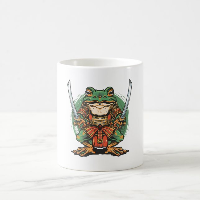 Samurai-Frosch-Krieger Classic-Mug Kaffeetasse (Mittel)