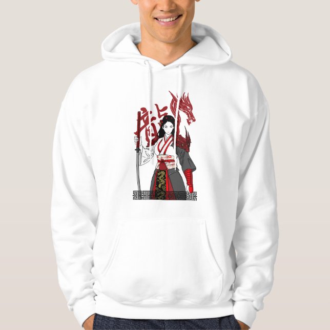 Samurai Geisha Hoodie (Vorderseite)