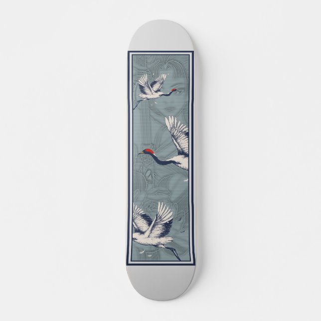 Samurai Geisha Skateboard Design (Vorne)