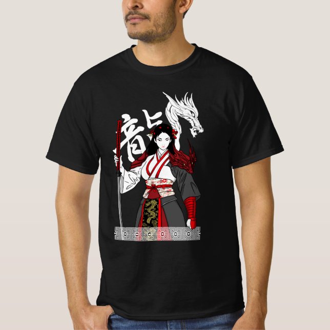 Samurai Geisha T-Shirt (Vorderseite)
