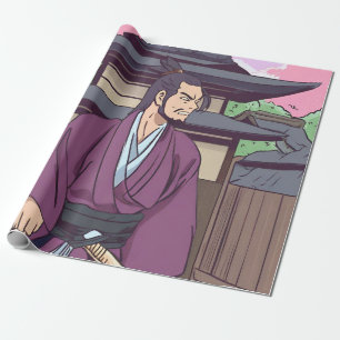 Samurai Geschenkpapier
