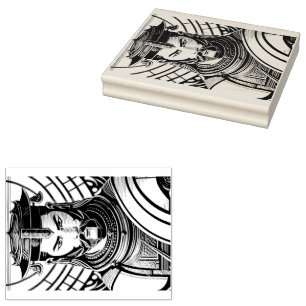 Samurai Gummistempel