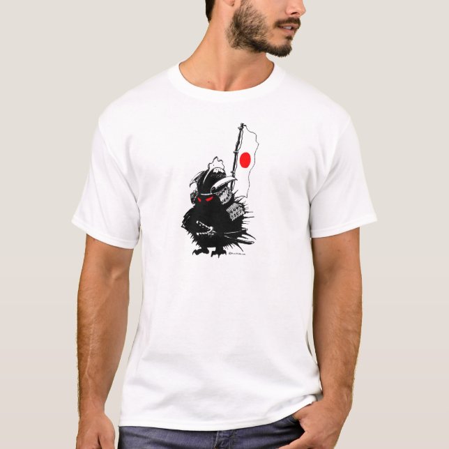 Samurai-Igel T-Shirt (Vorderseite)