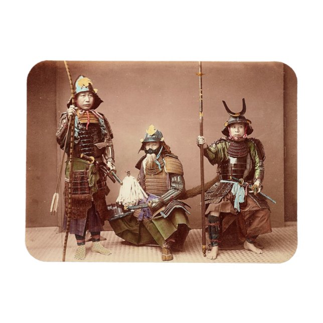 Samurai in Armor Magnet (Horizontal)