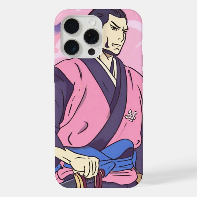 Samurai iPhone 15 Pro Max Hülle (Rückseite)
