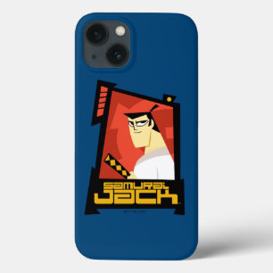 Samurai Jack lächelt futuristische Rahmen Grafik Case-Mate iPhone Hülle
