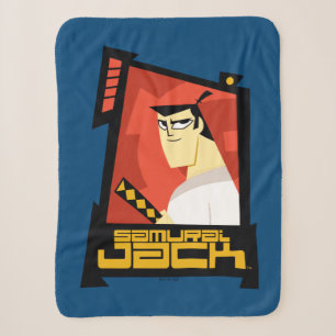 Samurai Jack lächelt futuristische Rahmen Grafik Sherpadecke