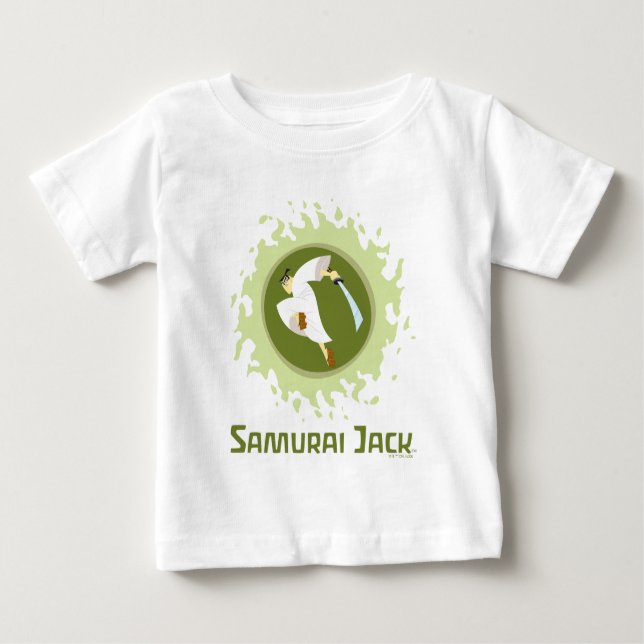 Samurai Jack Leaping Graphic Baby T-shirt (Vorderseite)