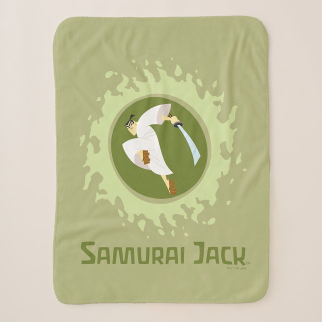 Samurai Jack Leaping Graphic Sherpadecke (Vorderseite)
