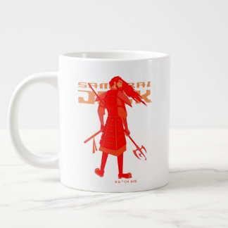 Samurai Jack Red Warrior Graphic Jumbo-Tasse