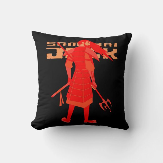 Samurai Jack Red Warrior Graphic Kissen (Vorderseite)