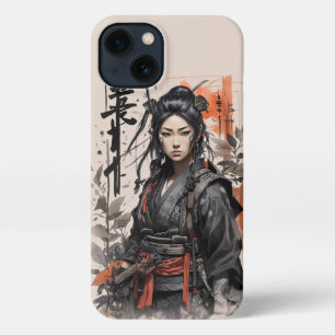 Samurai Japanerin Chinesische Kriegerin iPhone Hülle
