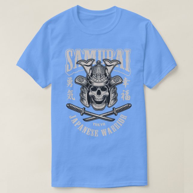 Samurai Japanese Warrior  T-Shirt (Design vorne)