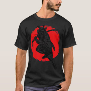 Samurai japanischer Warrior Bushido T-Shirt