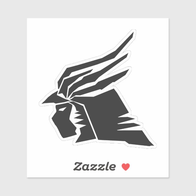 Samurai Kabuto Aufkleber (Blatt)