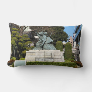 Samurai Kamakura Gongoro Kagemasa Kabuki Statue Lendenkissen