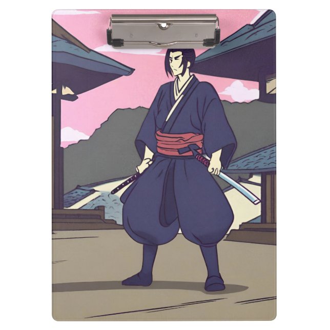 Samurai Klemmbrett (Vorderseite)