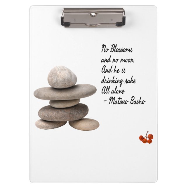 Samurai Klemmbrett (Vorderseite)