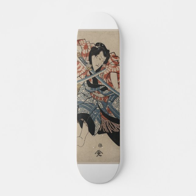 Samurai-Klinge-Kampf circa 1825 Skateboard (Vorne)
