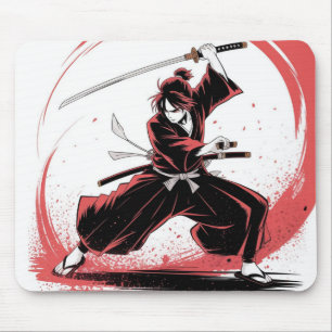 Samurai-Krieger-Anime-Mauspad Mousepad