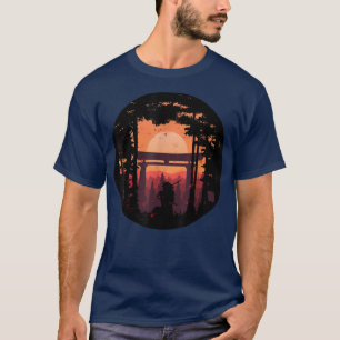 Samurai Krieger bushido Code japanische Schwertmän T-Shirt