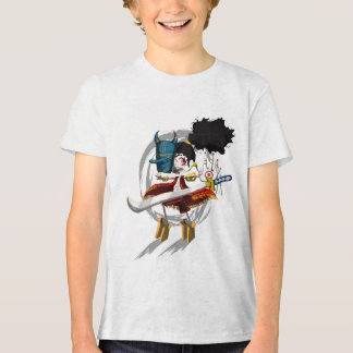 Samurai-Krieger Chibi-Dämonenmaske Tri-Blend Shirt