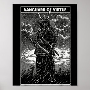 Samurai-Krieger-Kunst Streetwear Japanische Männer Poster
