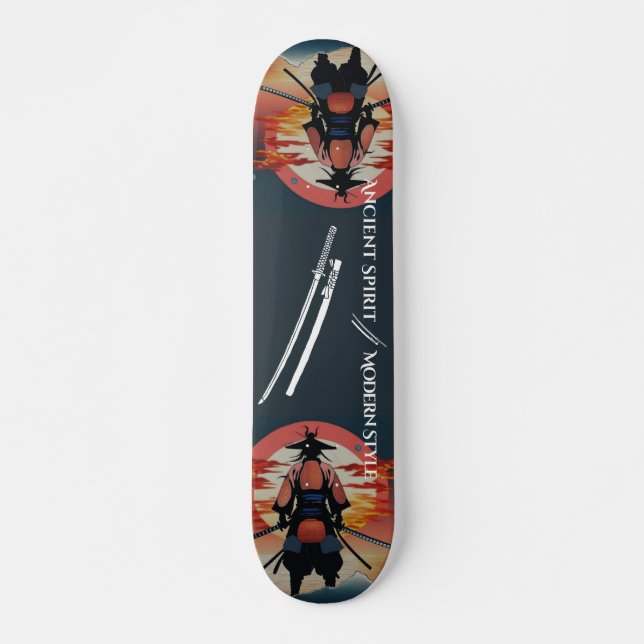 Samurai-Krieger Skateboard (Vorne)
