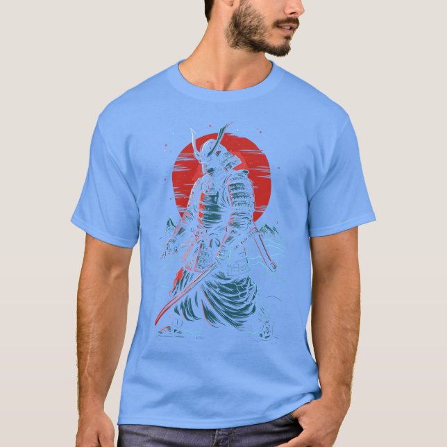 Samurai-Krieger T-Shirt (Vorderseite)