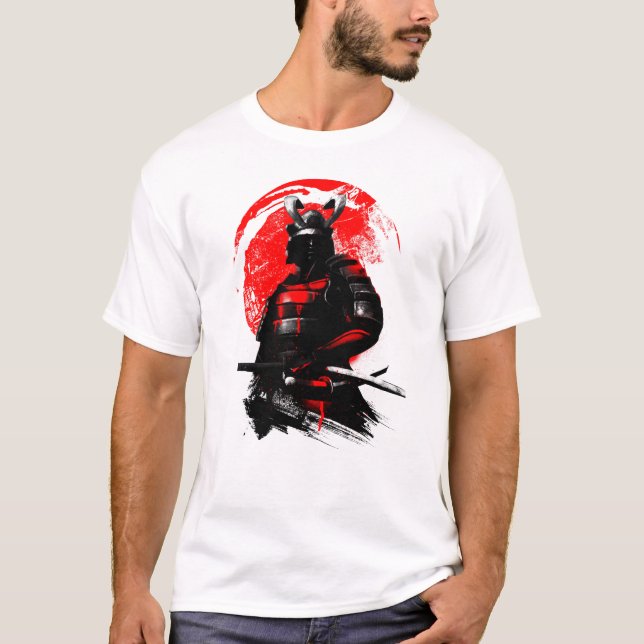 Samurai-Krieger T-Shirt (Vorderseite)