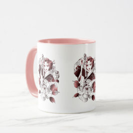 Samurai-Kriegerin Tasse