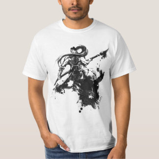 Samurai-Künstler - heller T - Shirt