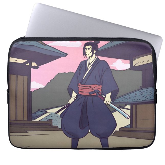 Samurai Laptopschutzhülle (Vorderseite)