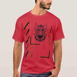 Samurai-Mandala-Sommer-Stil-Spaßbekleidung T-Shirt