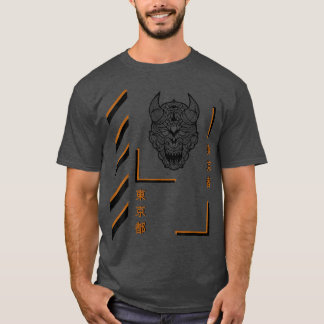 Samurai-Mandala-Sommer-Stil-Spaßbekleidung T-Shirt