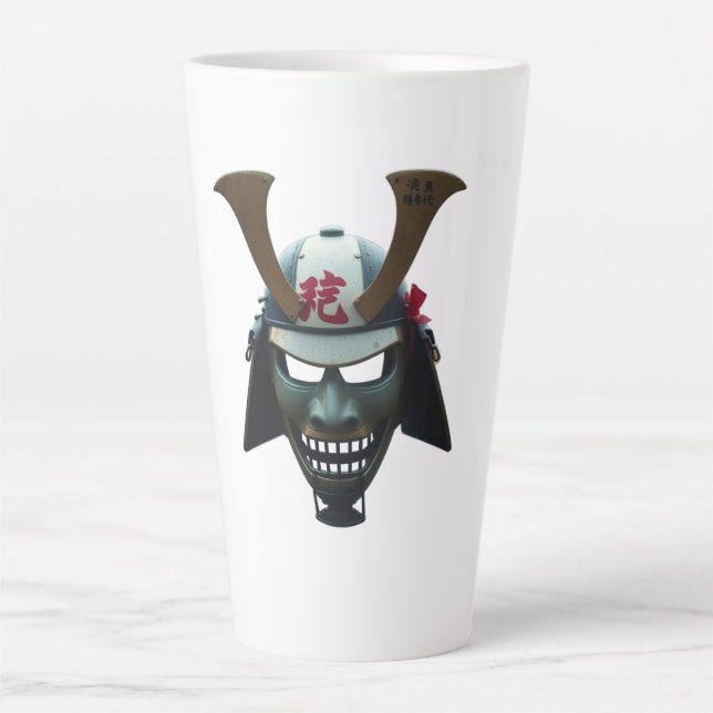 Samurai-Maske Milchtasse (Vorderseite)