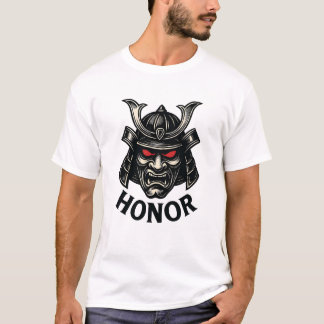 Samurai-Mut und Ehrent-Shirt T-Shirt