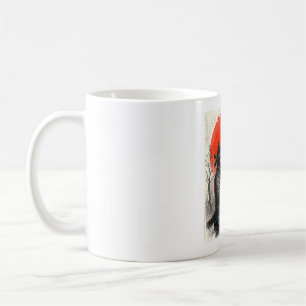 Samurai-Ninja-Katzenkrieger-UFO-Japanischer-Anime- Kaffeetasse