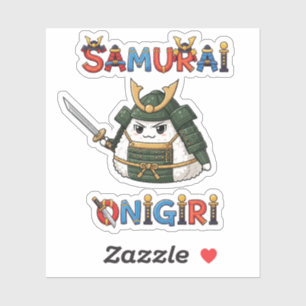 Samurai Onigiri Sticker