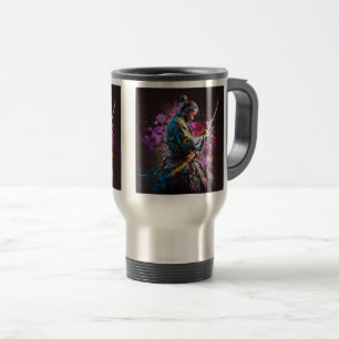 Samurai Painting Travel/Pendlerfahrten, 15 oz Reisebecher